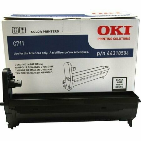 OKI DATA DRUM, IMAGE, C711 SRS, 20K, BK OKI44318504